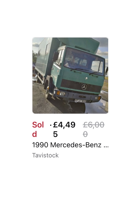 Mercedes Sleeping truck